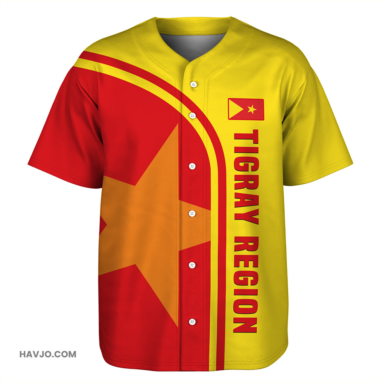 Tigray In My Heart Baseball Jersey