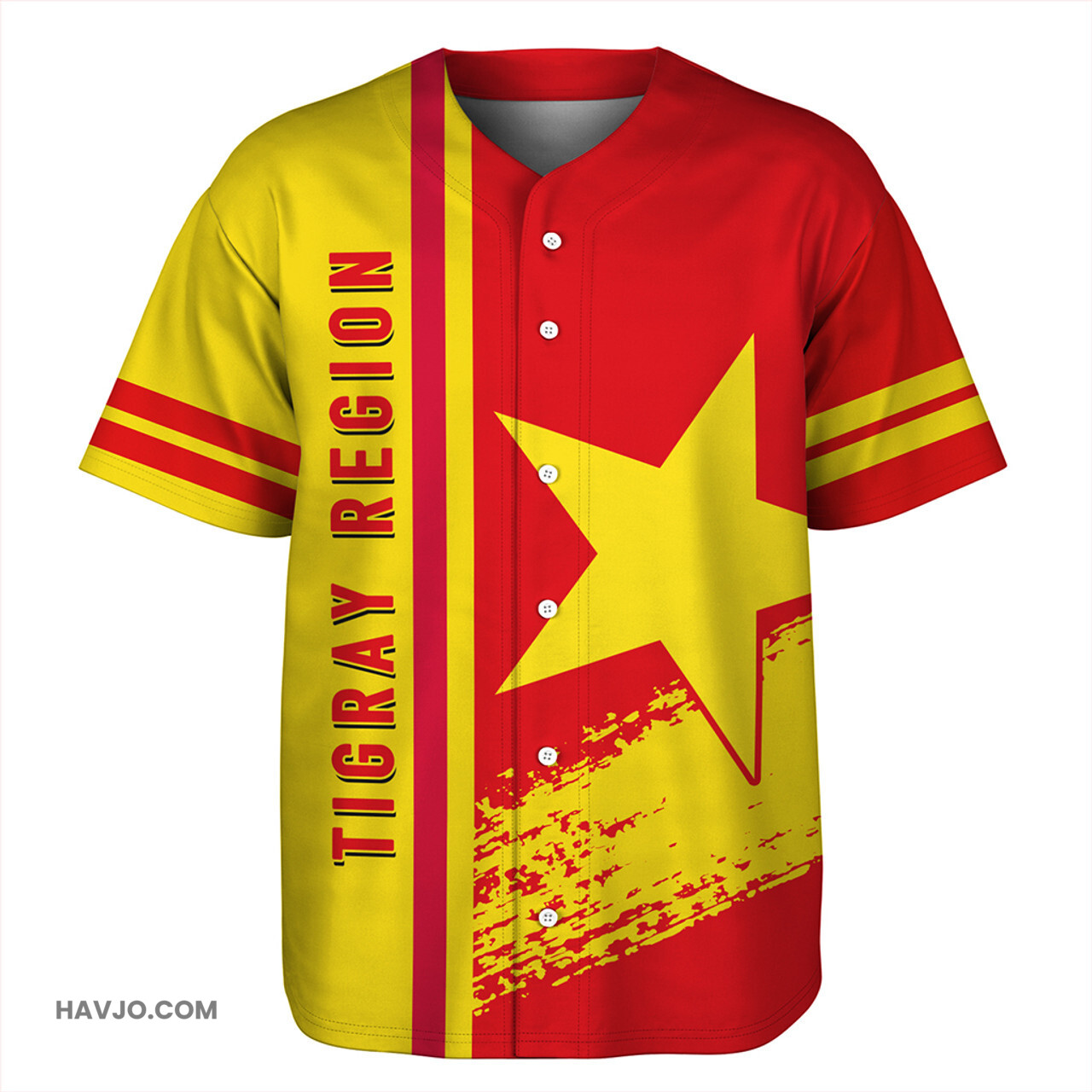 Tigray Region Quater Style Baseball Jersey