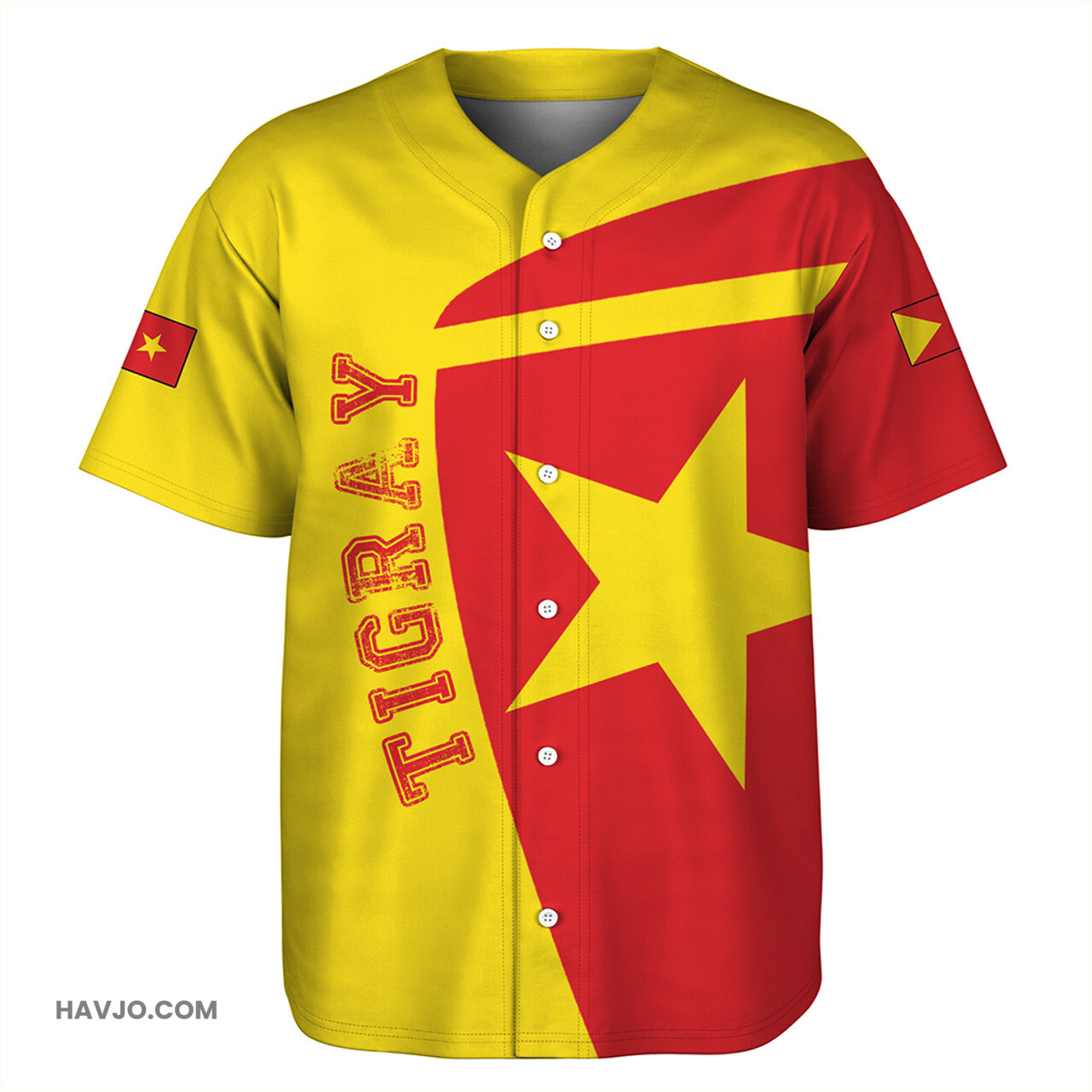 Tigray Sport Style Baseball Jersey