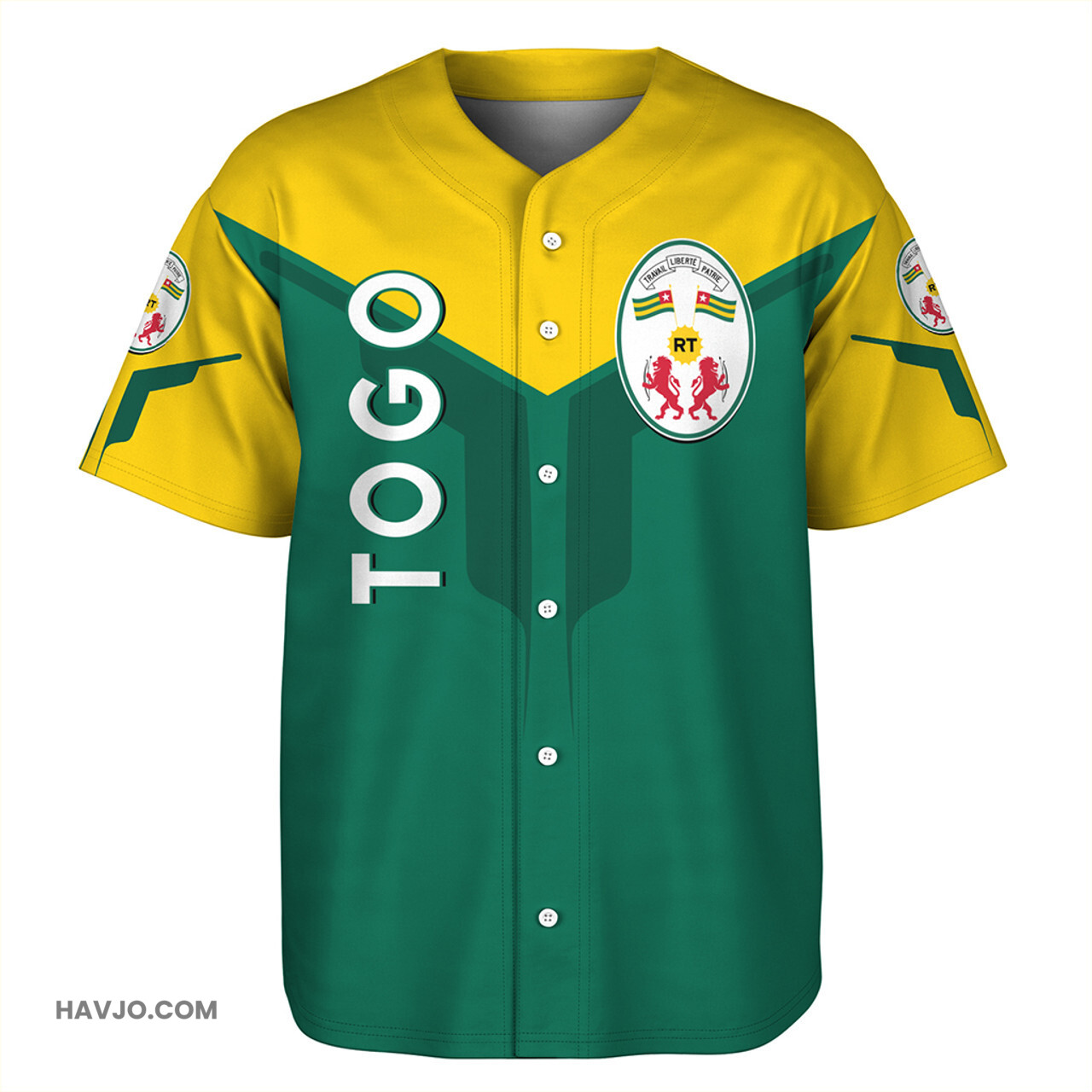 Togo Arrow Style Baseball Jersey