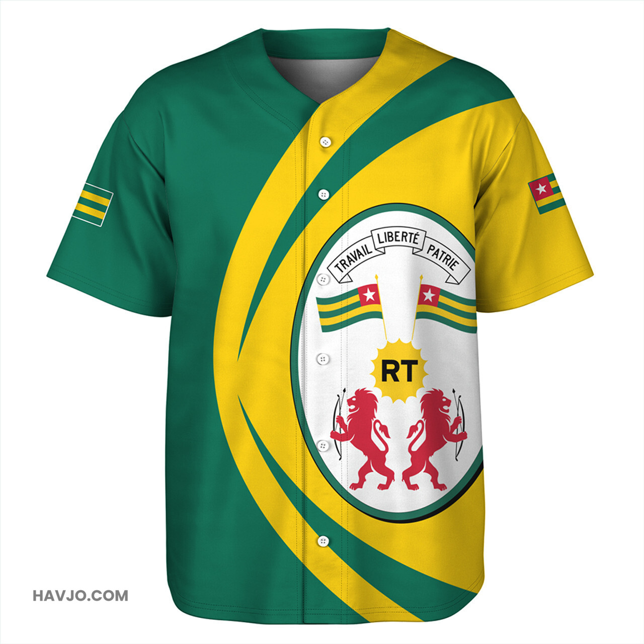 Togo Circle Style Baseball Jersey