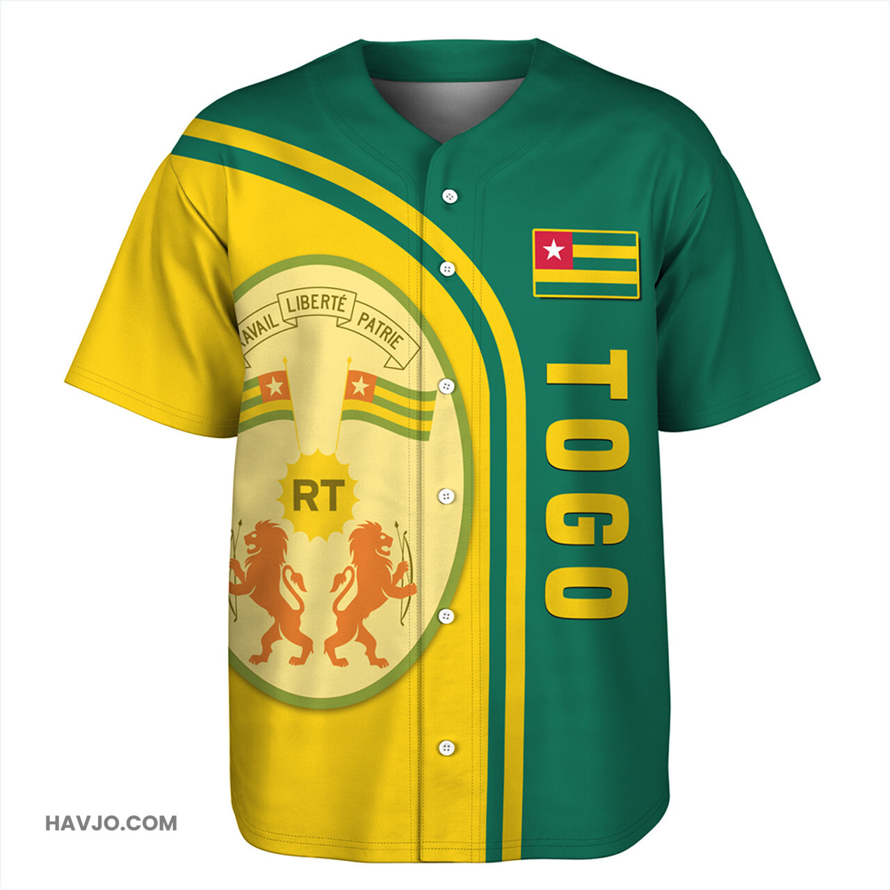 Togo Custom In My Heart Baseball Jersey