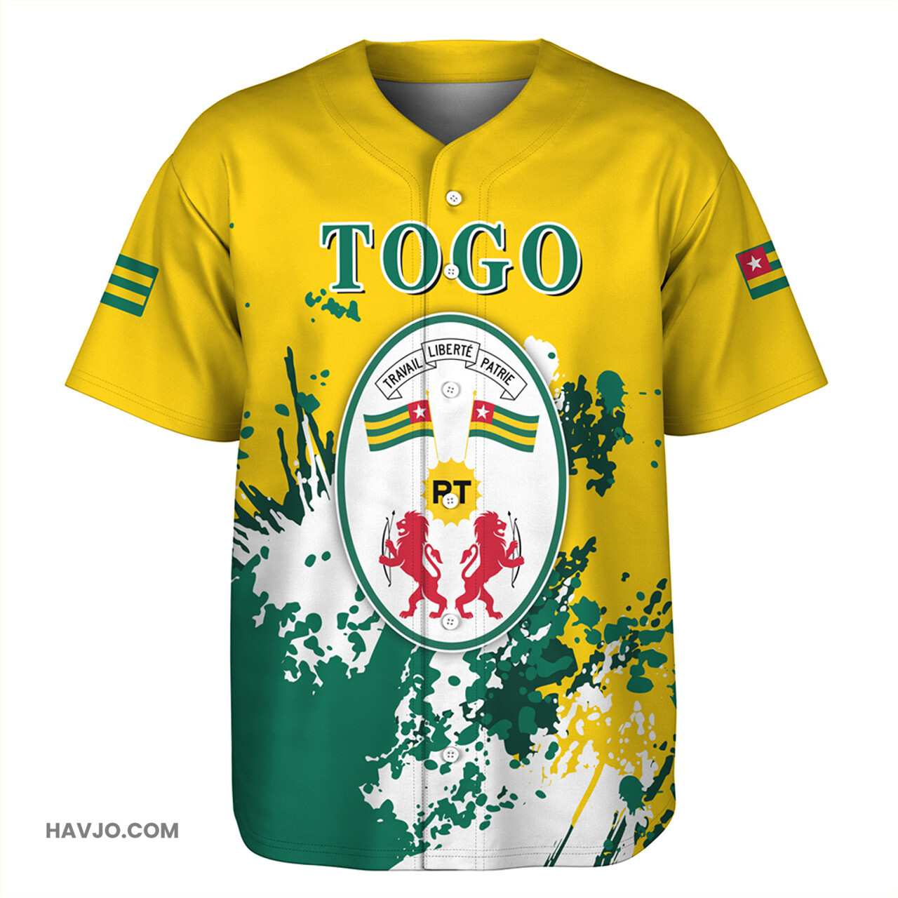 Togo Spanit Style Baseball Jersey