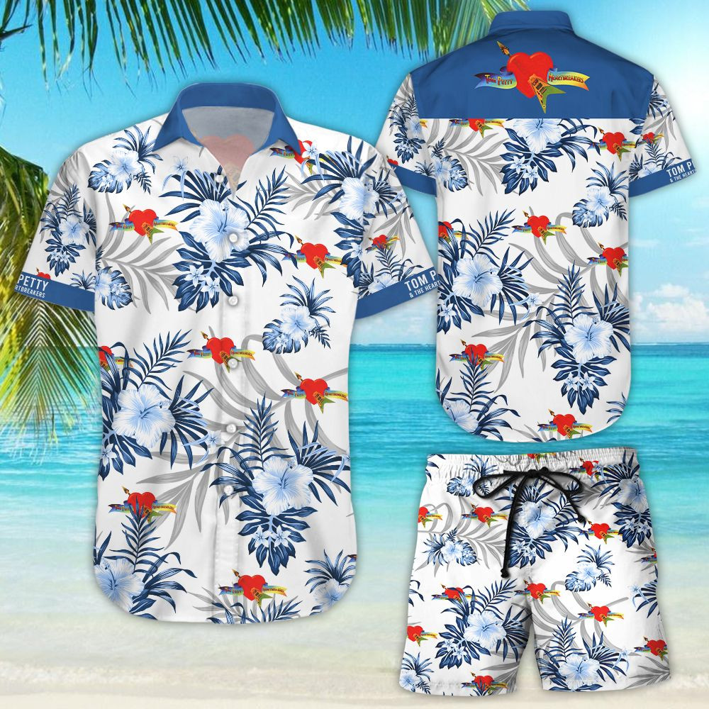 Tom Petty And The Heartbreakers Hawaiian Shirt Tropical Aloha Button Up