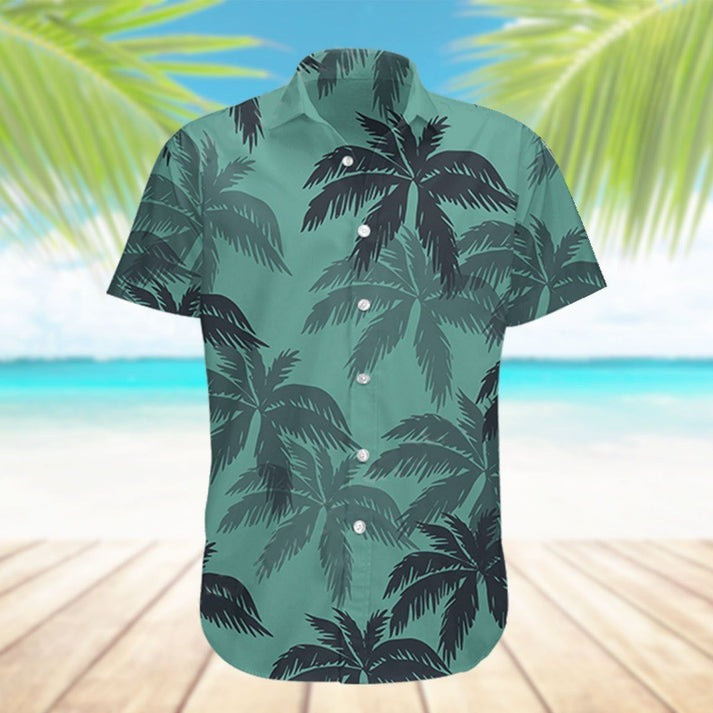 Tommy Vercetti Hawaiian Shirt Palm Tree Button Up Shirt Gifts For Fans
