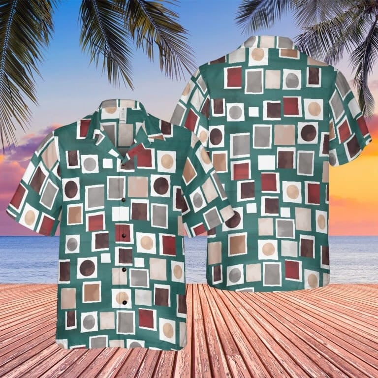 Tony Soprano The Sopranos Hawaiian Shirt Square Hem Eye-Catching Geometric Aloha Shirt