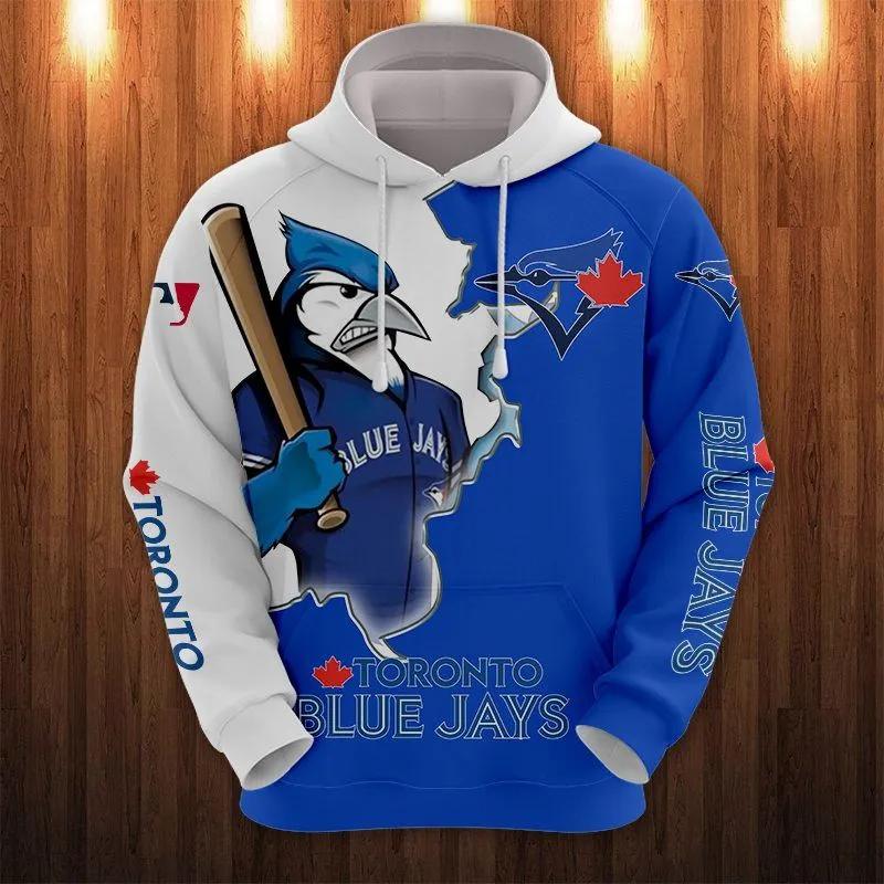 Toronto Blue Jays Mascot MLB All Over Print Hoodie