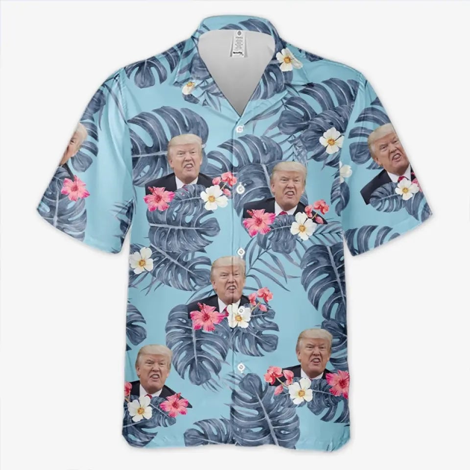 Trump 2024 Hawaiian Shirt Trump For President 47th Summer Shirt Gifts For Republicans
