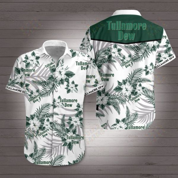 Tullamore Dew Hawaiian Shirt Tropical Aloha Button Up