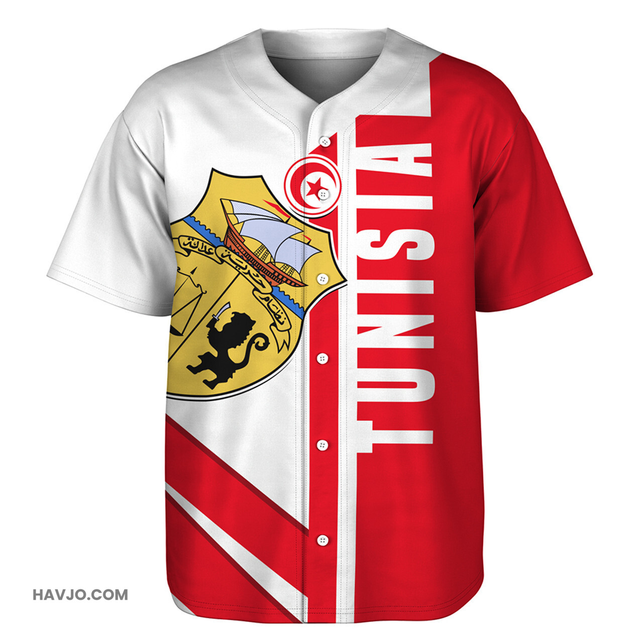 Tunisia Casual Style Baseball Jersey