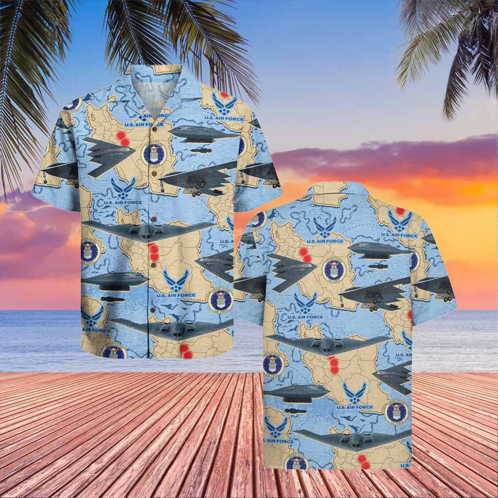 U.S Air Force Veteran Hawaiian Shirt Vintage Aloha Shirt Veterans Day Gift Ideas For Employees
