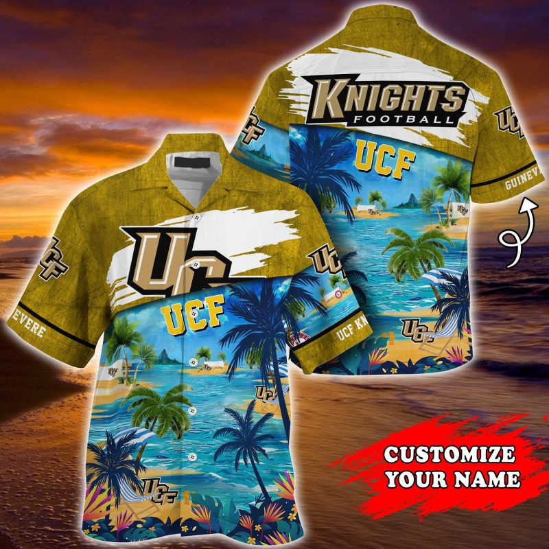 Ucf Knights Ncaa Personalized Summer Hawaiian Shirt Tropical Aloha Button Up