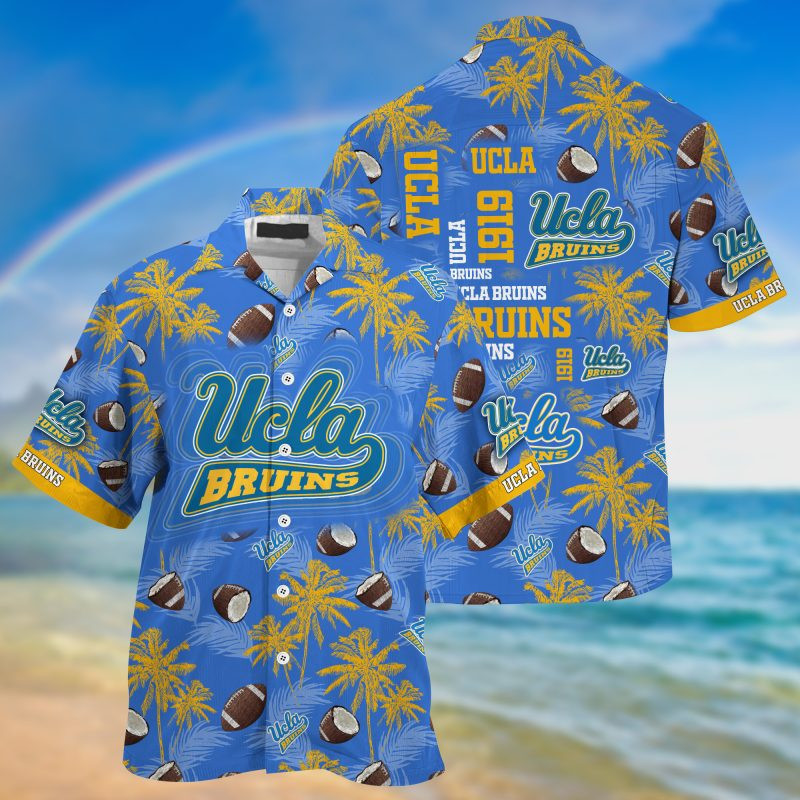 Ucla Bruins Ncaa Hawaiian Shirt Tropical Aloha Button Up