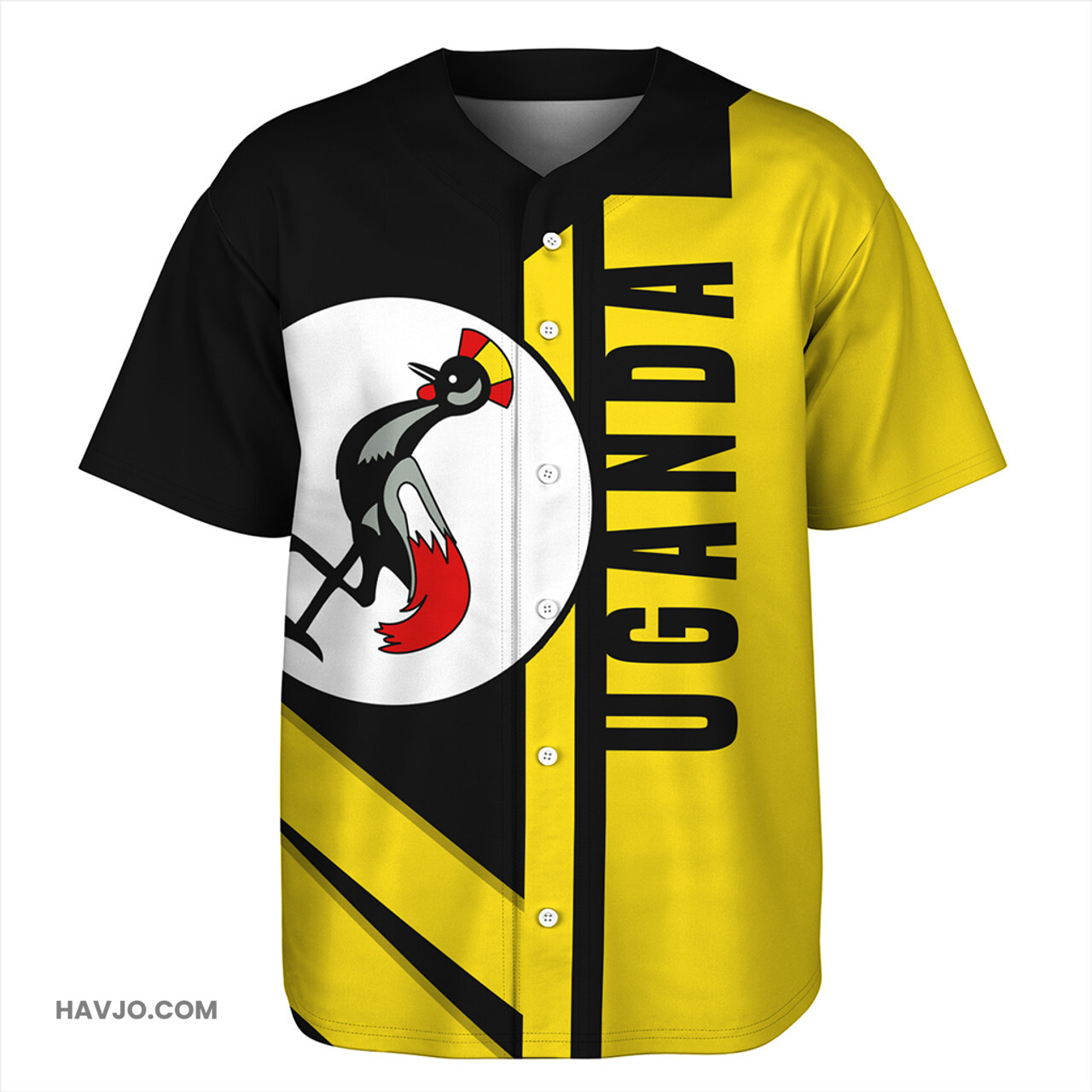 Uganda Casual Style Baseball Jersey