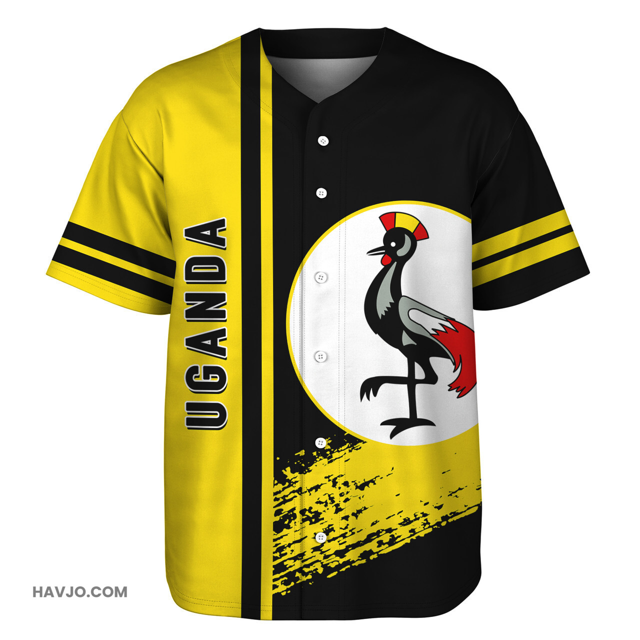 Uganda Quater Style Baseball Jersey