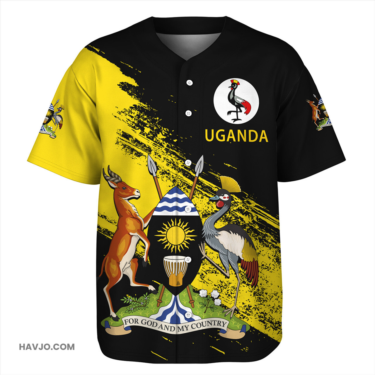 Uganda Special Style Baseball Jersey