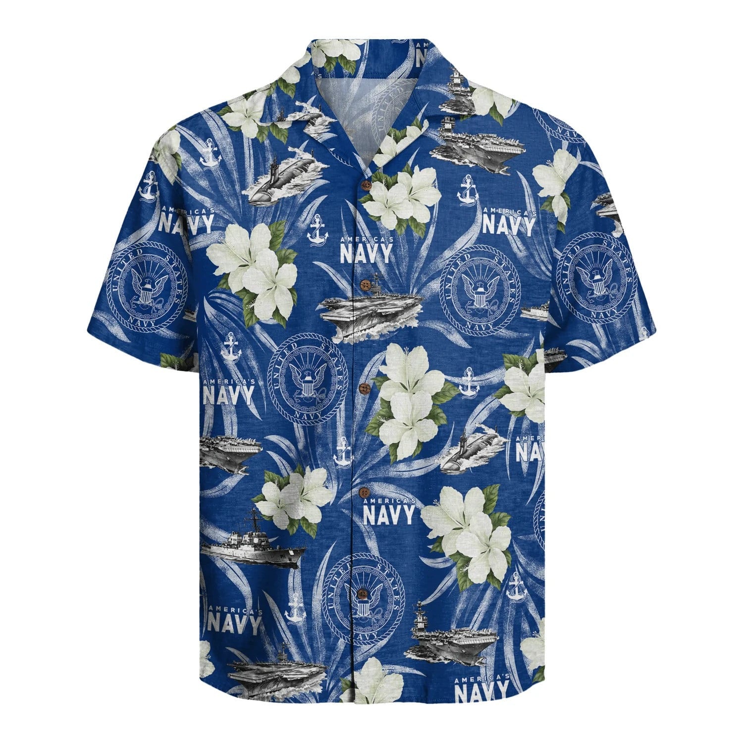 United States Navy Hawaiian Shirt US Navy Clothing Gifts For Husband