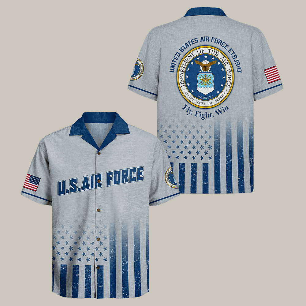 US Air Force Hawaiian Shirt ASAF Clothes Unique Present For Husband