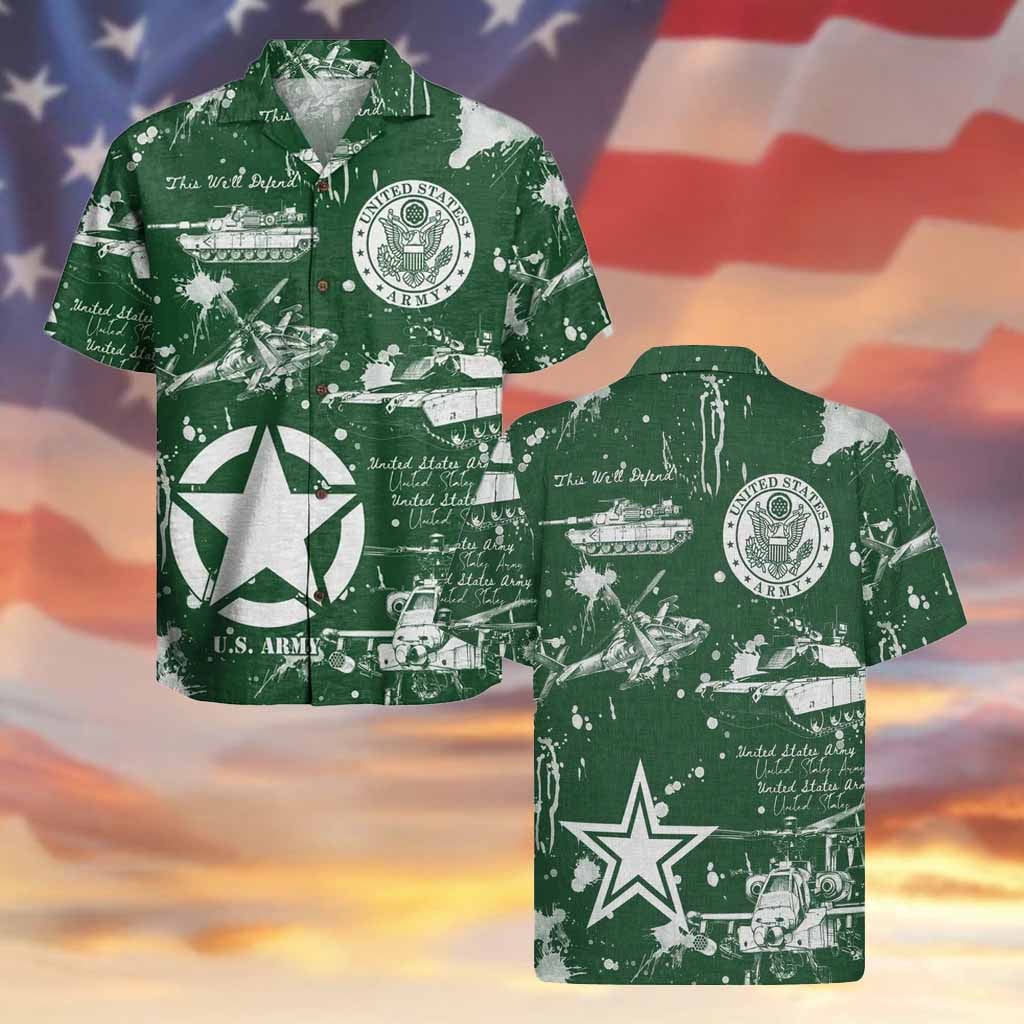 US Army 250th Years Of Service Hawaiian Shirt Army Veterans Day 2026 Gift for him