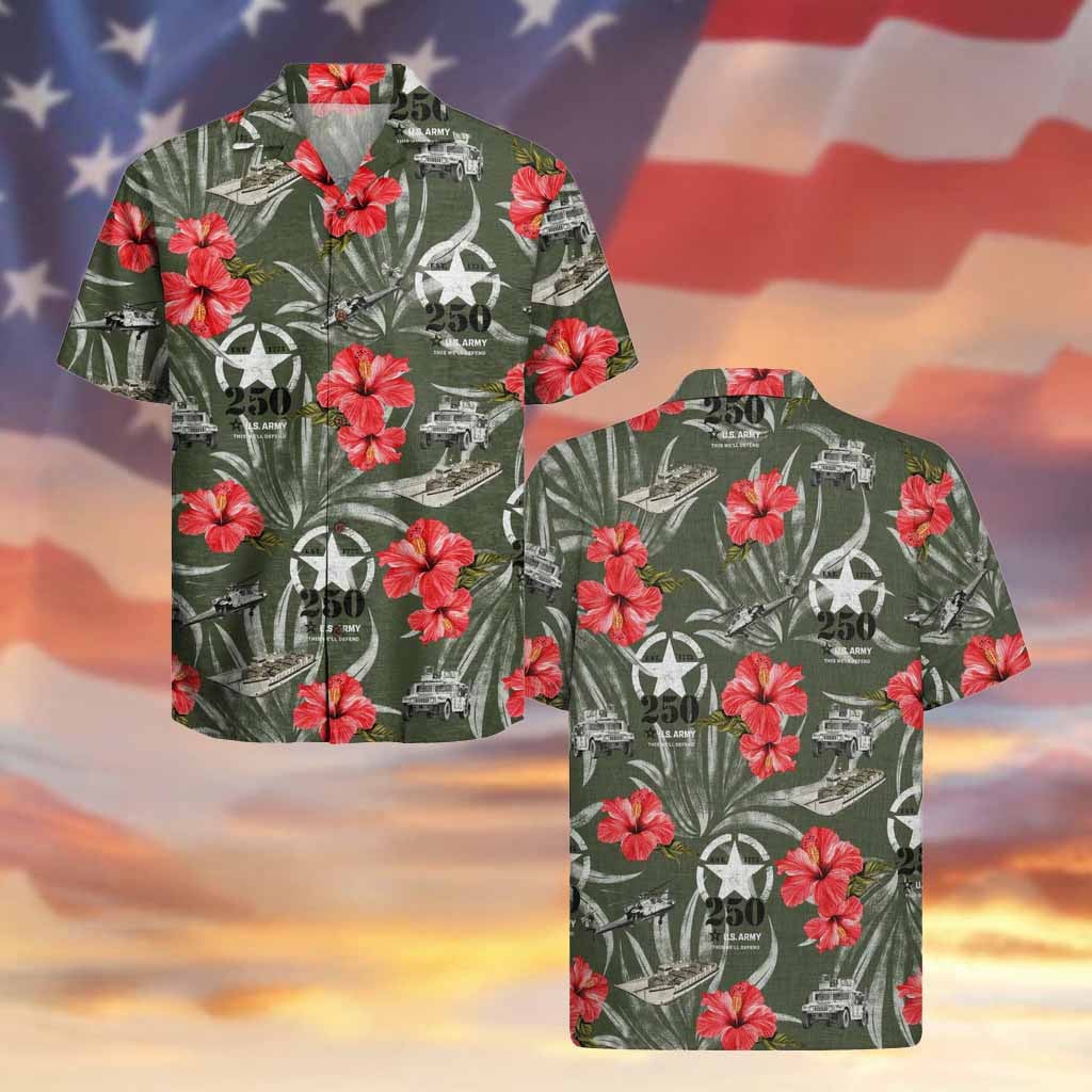 Us Army 250Th Years Of Service Hawaiian Shirt Gift Suggestions For Veterans Day 2026