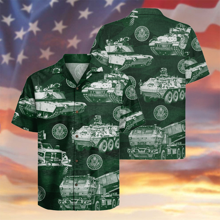 US Army 250Th Years Of Service Hawaiian Shirt Tank Proud Military Apparel Veteran Gifts