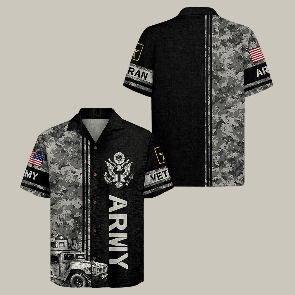 US Army 250th Years Of Service Hawaiian Shirt US Army 250th Anniversary Clothes Patriotic Gift Idea