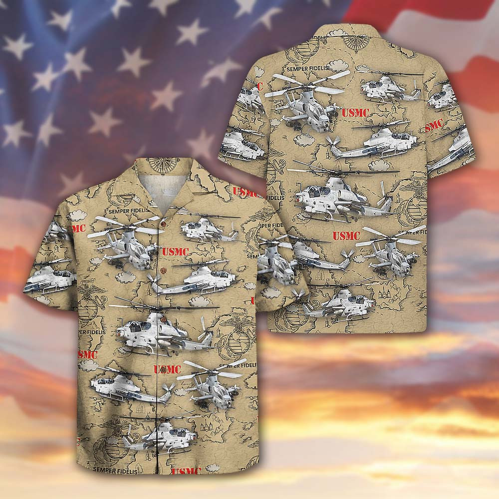 US Marine Corps 250th Years Of Service Hawaiian Shirt 1775 2026 Patriotic Marines Gift