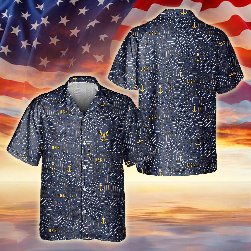 US Navy 250th Anniversary Hawaiian Shirt 1775-2026 Navy Veteran Gift For USN