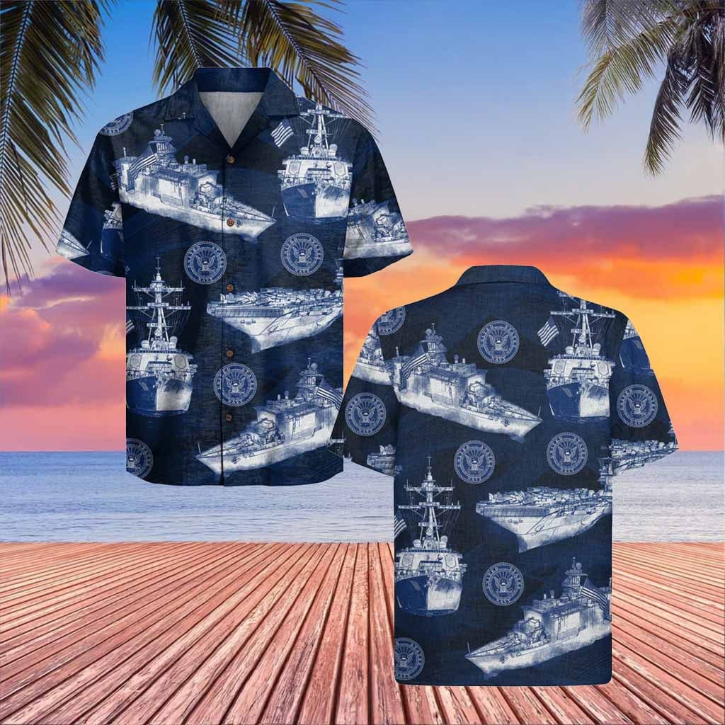 US Navy 250th Years Of Service Hawaiian Shirt Cool Veterans Day Gifts For Dad