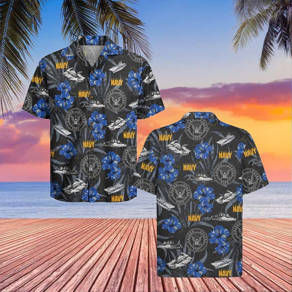 US Navy 250th Years Of Service Hawaiian Shirt Memorial Day Clothing Ideas For Veterans
