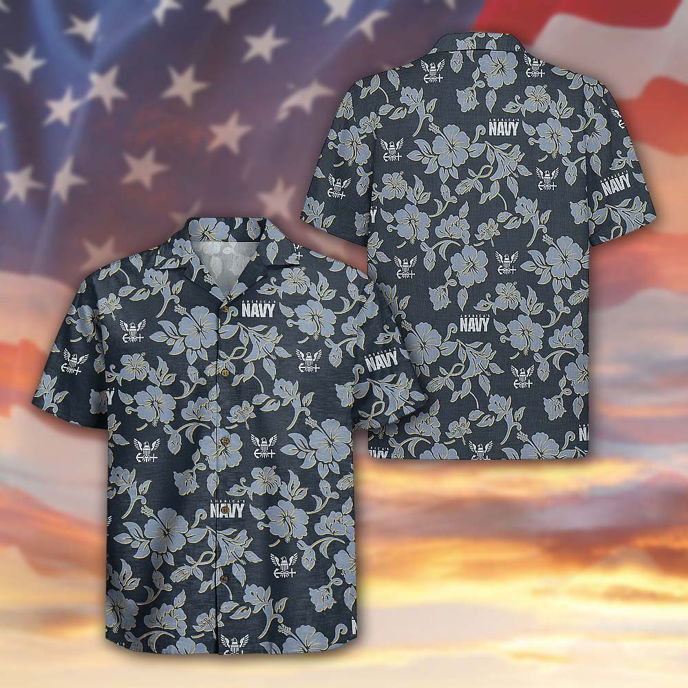 US Navy 250th Years Of Service Hawaiian Shirt Naval Forces Gift For Navy Veteran
