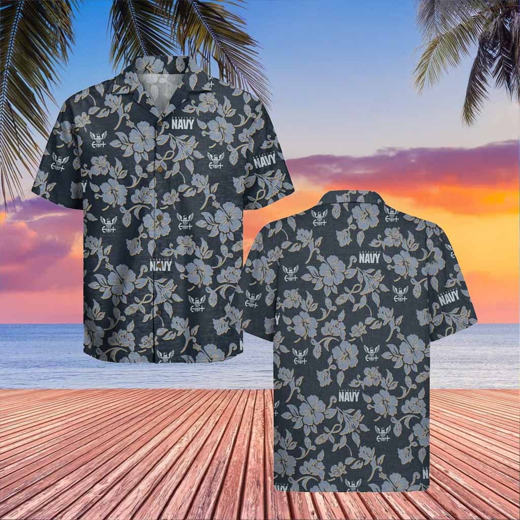 US Navy Hawaiian Shirt Aloha Clothing Veterans Day Recognition Ideas For Men