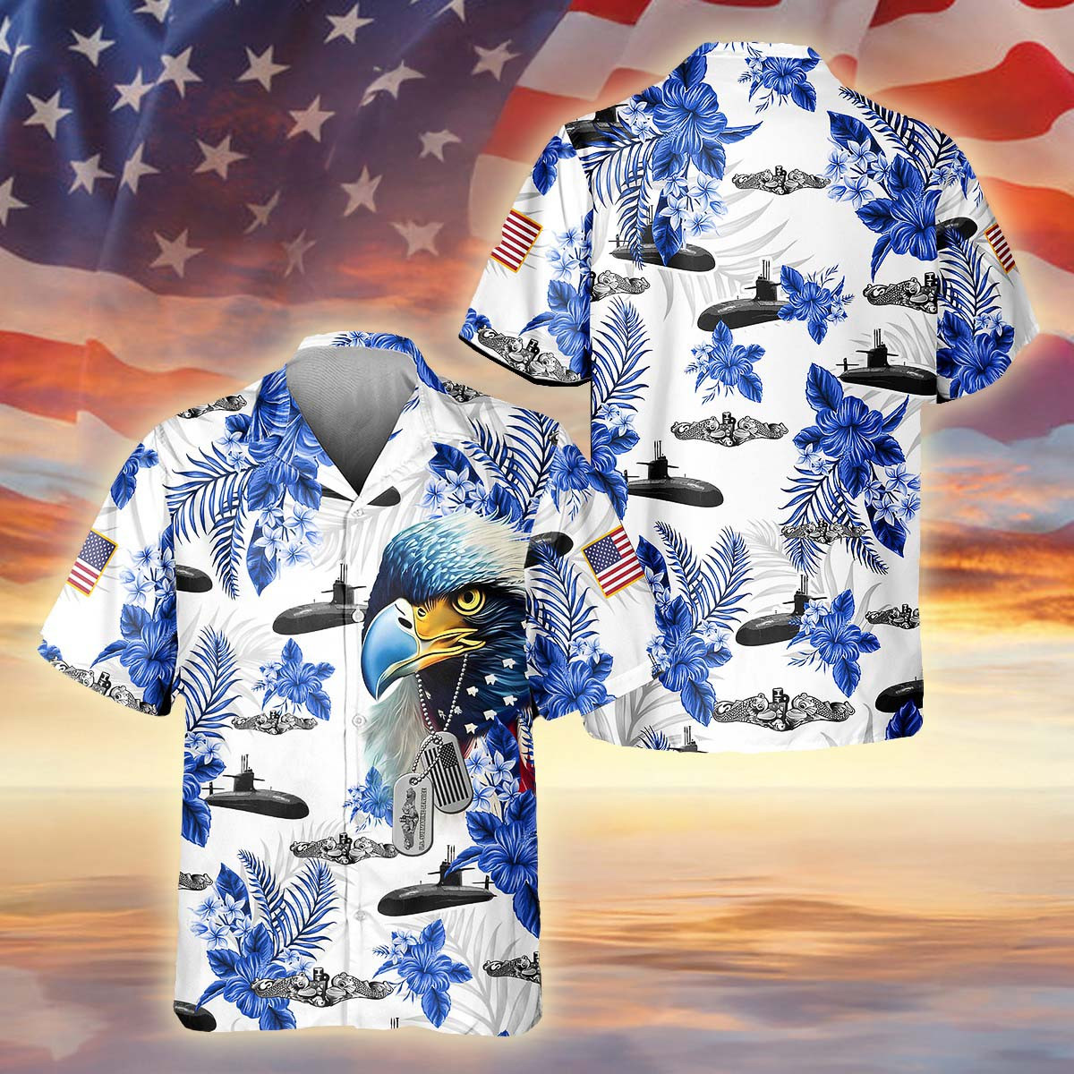 US Navy Submarines 250th Anniversaries Hawaiian Shirt Navy Pride Gift For Veterans