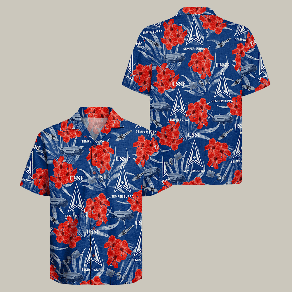 US Space Force Hawaiian Shirt Space Force Clothes Unique Gift For Veterans