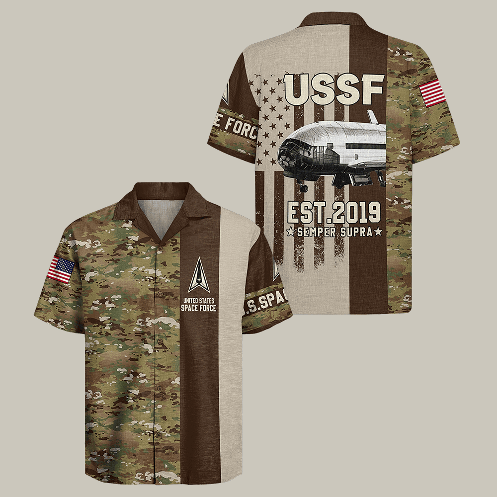 US Space Force Hawaiian Shirt USSF 250Th Anniversary Clothes Gift For Americans