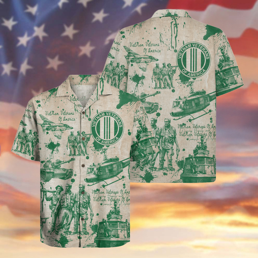 US Vietnam Veteran Hawaiian Shirt Military Pride Aloha Shirt Gifts For Patriots