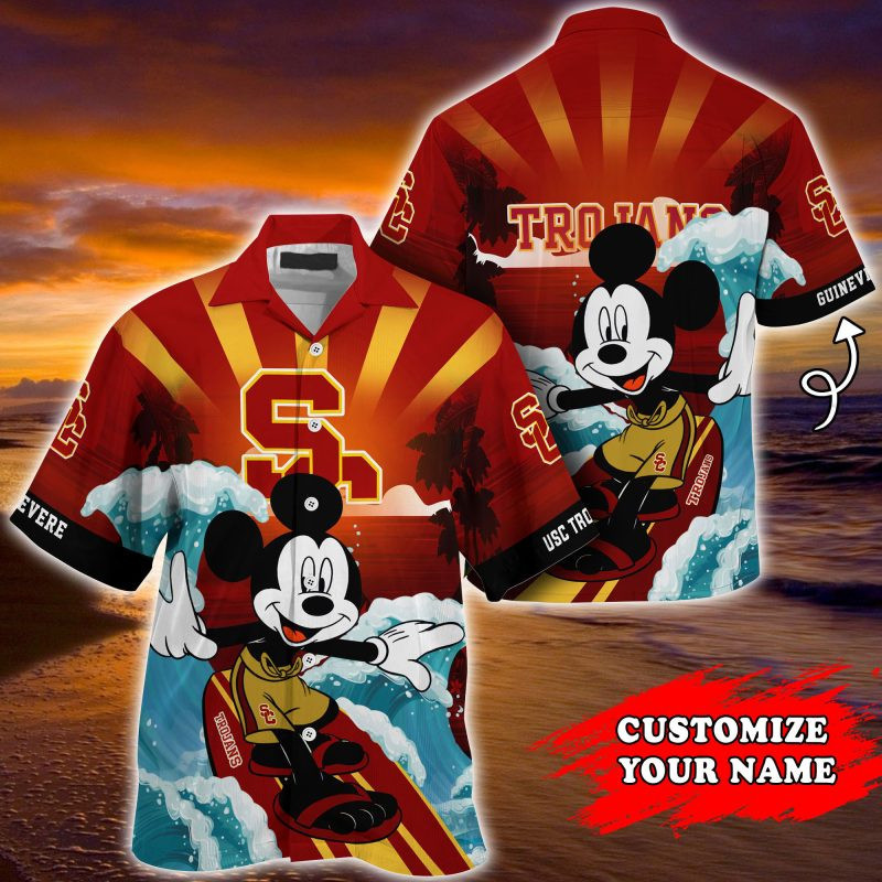Usc Trojans Ncaa Summer Personalized Hawaiian Shirt Tropical Aloha Button Up