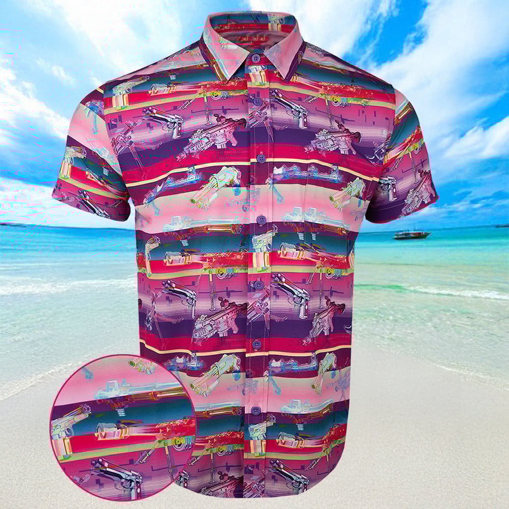 Vapor Hawaiian Shirt Short Sleeve Button Up Summer Gifts For Husband