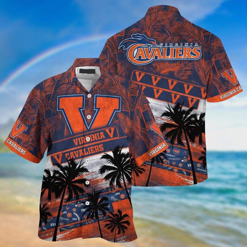 Virginia Cavaliers Ncaa Trending Summer Hawaiian Shirt Tropical Aloha Button Up