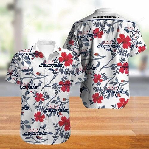 Washington Capitals Limited Edition Hawaiian Shirt Tropical Aloha Button Up