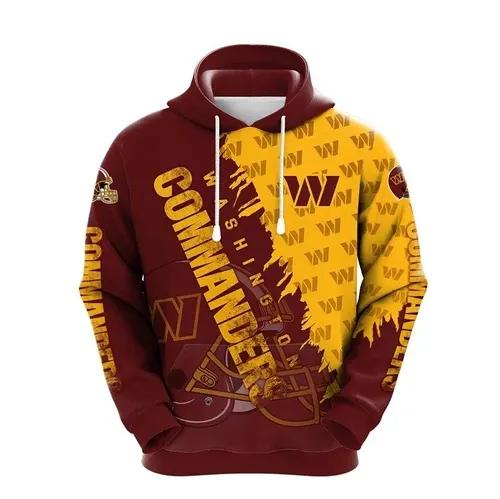 Washington Commanders NFL 3D All Over Print Hoodie