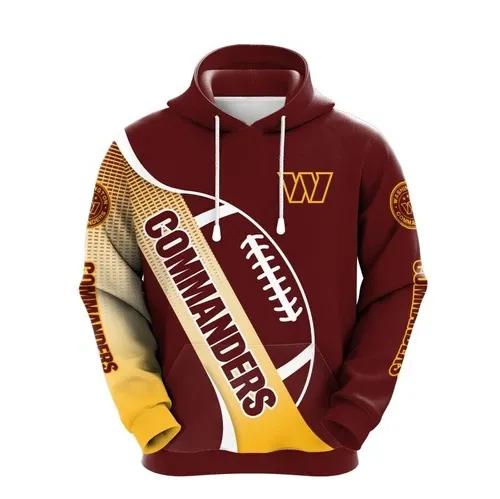 Washington Commanders NFL 3D All Over Print Hoodie