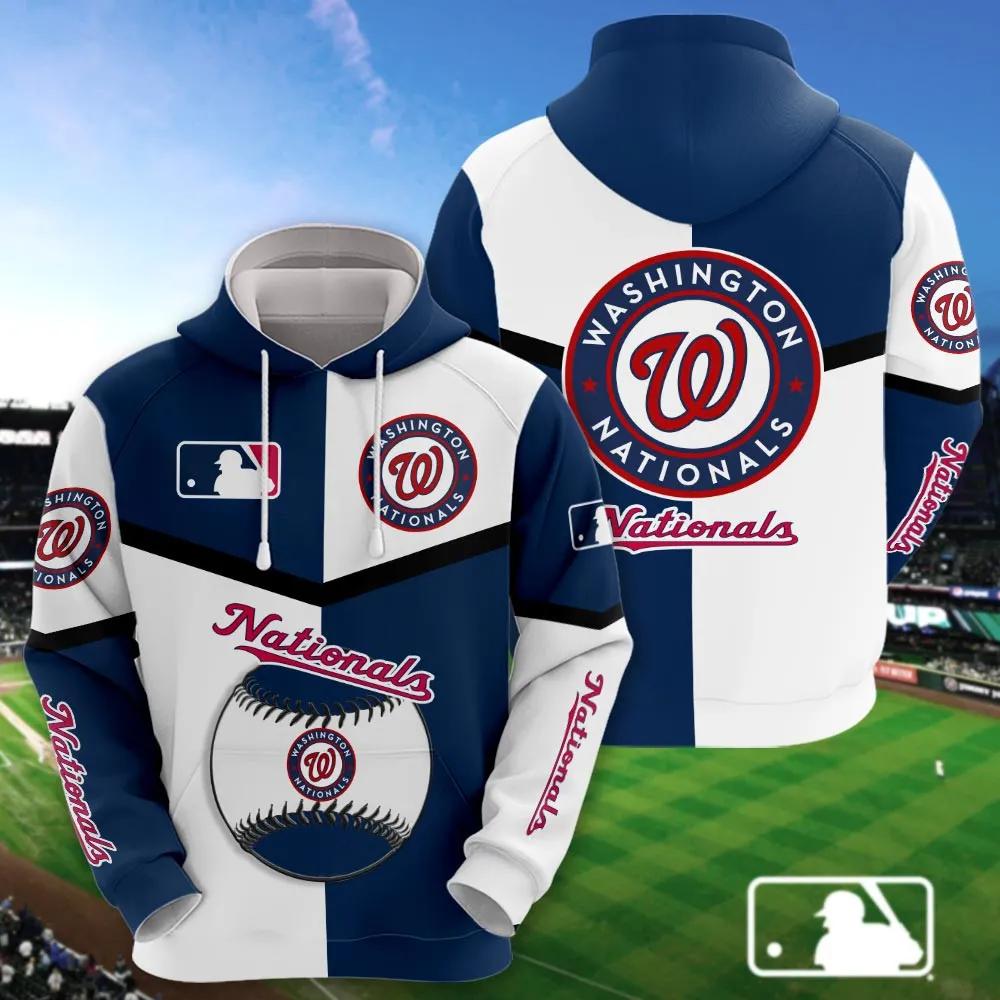 Washington Nationals 3D MLB All Over Print Hoodie