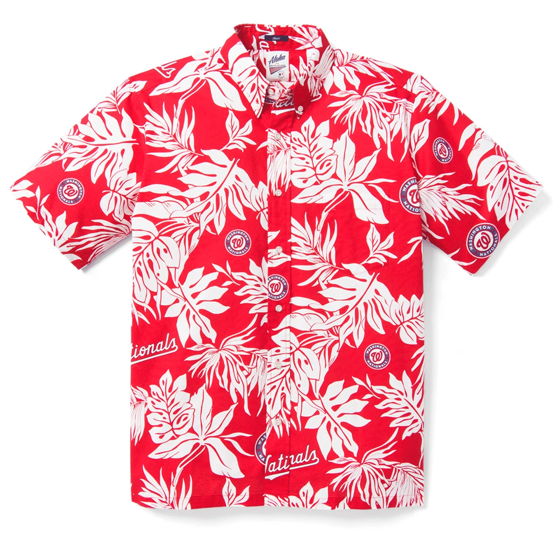 Washington Nationals Aloha Mlb Hawaiian Shirt Tropical Aloha Button Up