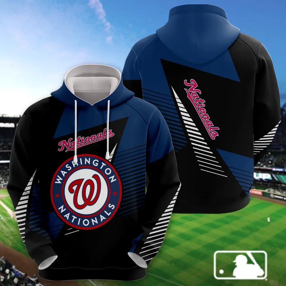 Washington Nationals Printed MLB All Over Print Hoodie