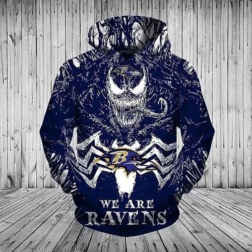 We Are Baltimore Ravens NFL 3D All Over Print Hoodie
