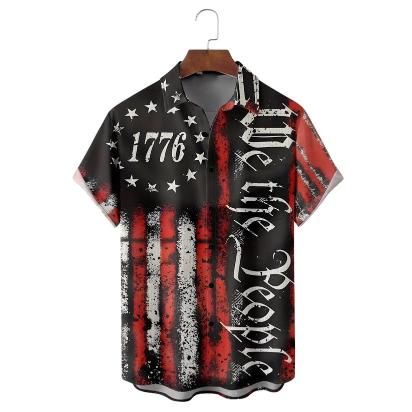 We The People 1776 Hawaiian Shirt America 250Th Anniversary Shirt Patriotic Gifts