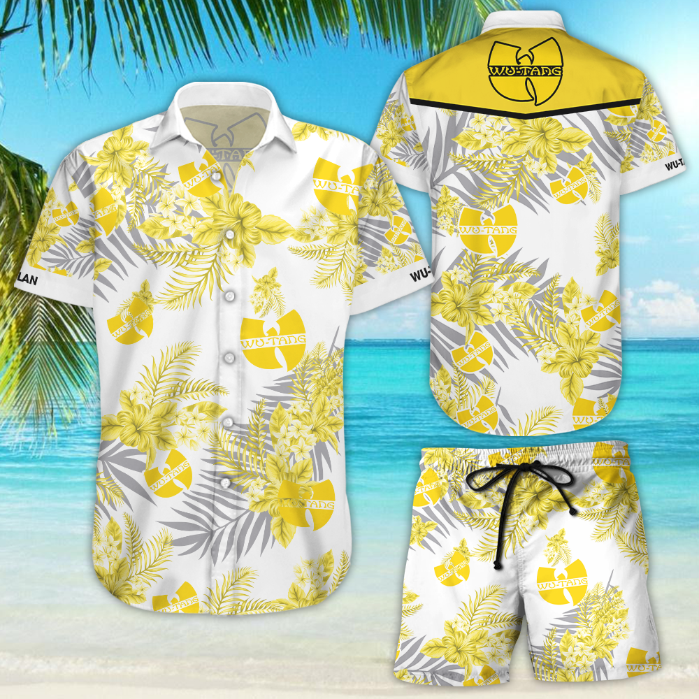 Wu-tang Clan Hawaiian Shirt Tropical Aloha Button Up