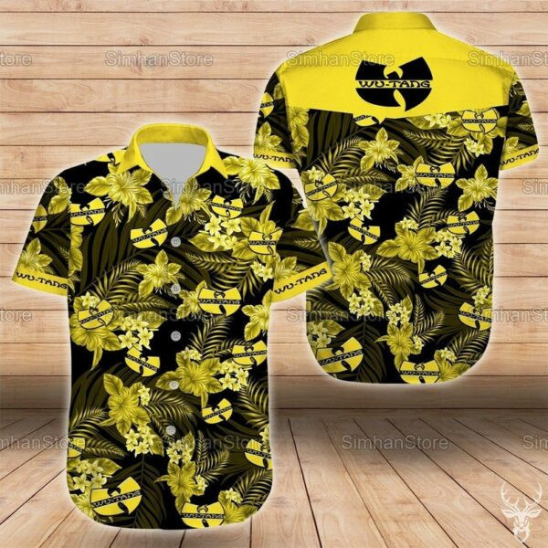Wu Tang Clan Hip Hop Summer 2k691 Gift For Fan Hawaiian Shirt Tropical Aloha Button Up