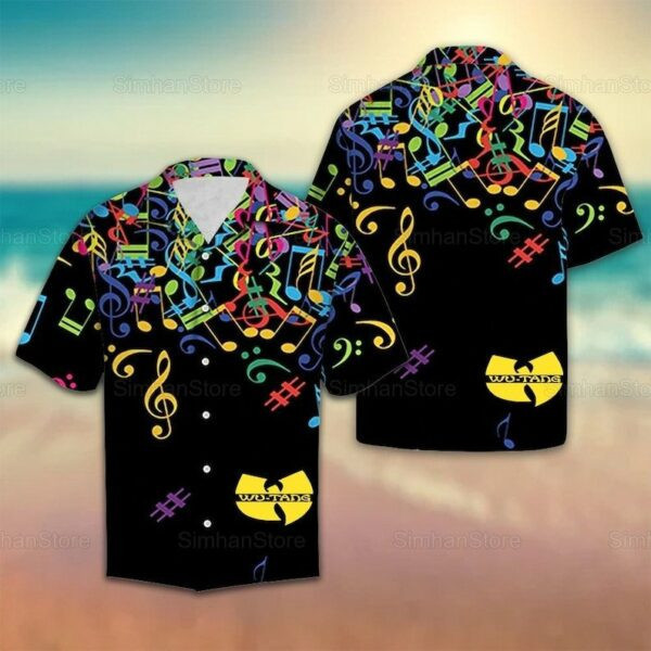 Wu Tang Clan Hip Hop Summer Hawaiian Shirt Tropical Aloha Button Up
